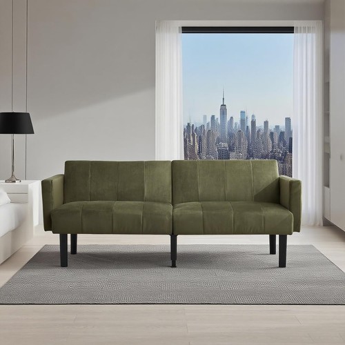 Convertible sofa futon - 75.5"convertible,