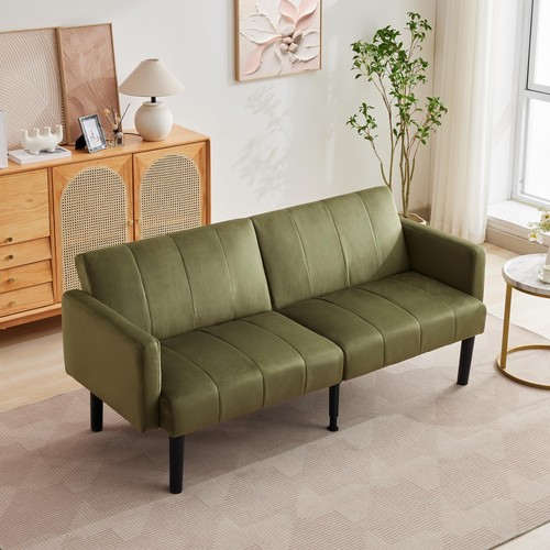 Convertible sofa futon - 75.5"convertible,