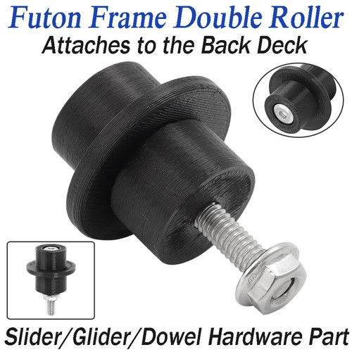 Futon frame double roller - frame,