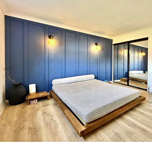 Futon company king wooden - company, bed