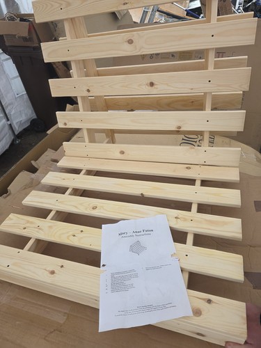 Wooden futon bed frame - futon,