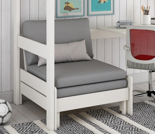 Futon single bed wooden - single, frame