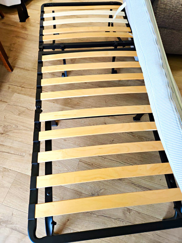 White futon sofa bed - futon,