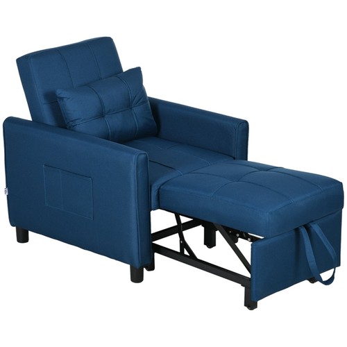 Sofa bed blue - sofa, futon