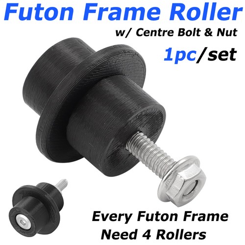 Futon frame rollers - futon, sliders