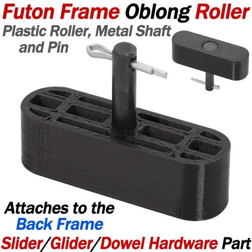 Futon frame oblong roller - futon,